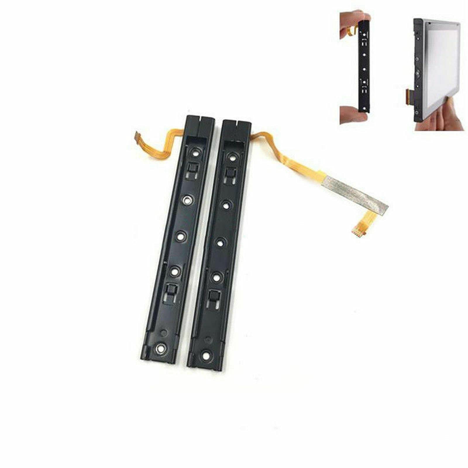 2PCS Left Right Slider With Flex Cable Repair Part Slide Panel
